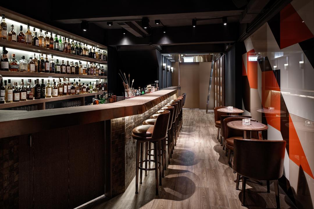 Malt Whisky Bar, XLMS, 摩登, 傳統, 過渡時期, 商用, Bar Counter, Pub, Chair, Furniture, Restaurant