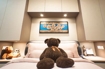 Keat Hong Crescent, Flo Design, Modern, Bedroom, HDB, Human, People, Person, Indoors, Interior Design, Teddy Bear, Toy, Bed, Furniture