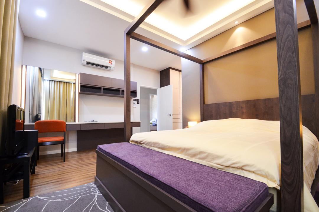 Damansara Foresta, Interior+ Design Sdn. Bhd., Minimalist, Modern, Landed, Couch, Furniture, Bed, Air Conditioner