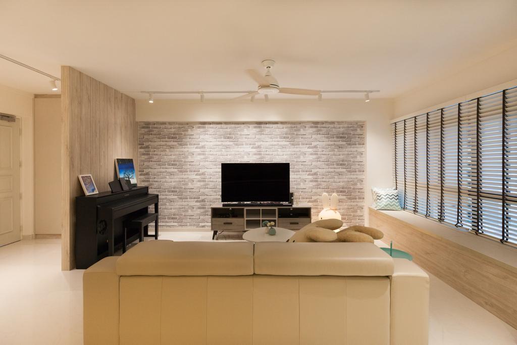 Scandinavian, HDB, Living Room, Jurong West Street 65, Interior Designer, Starry Homestead, Indoors, Interior Design, Furniture