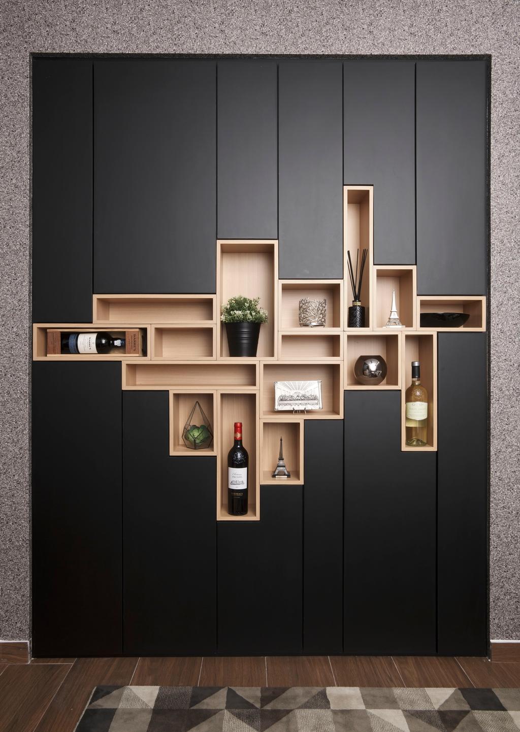 Scandinavian, HDB, Living Room, Compassvale Mast (Block 216D), Interior Designer, Juz Interior, Collage, Poster, Diagram, Floor Plan, Plan