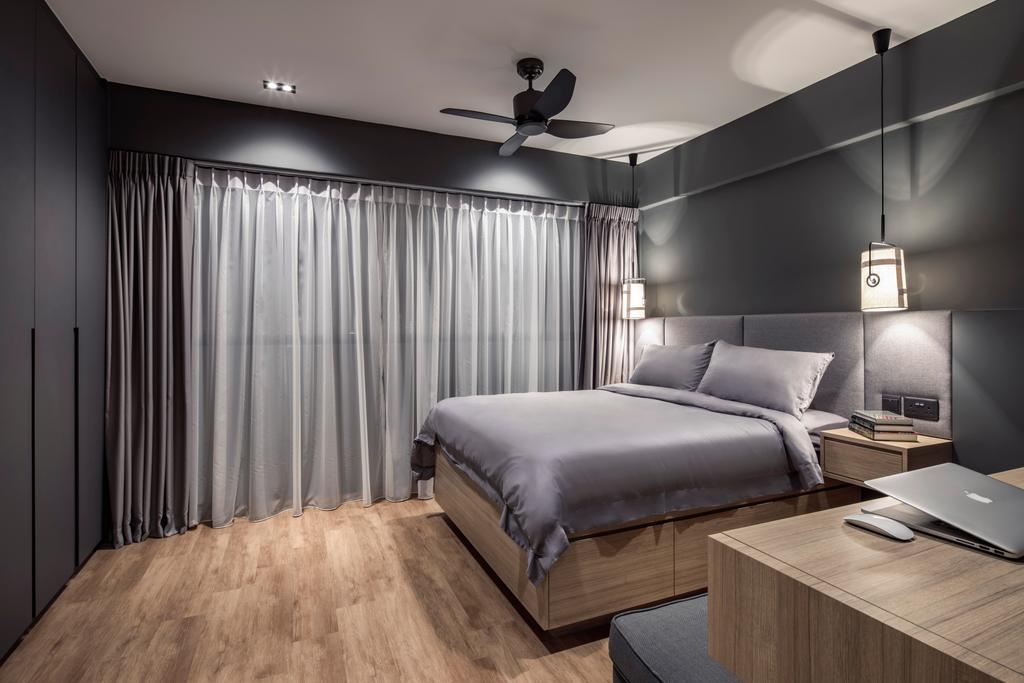 Modern, HDB, Bedroom, Geylang East Avenue 1, Interior Designer, Posh Home, Scandinavian