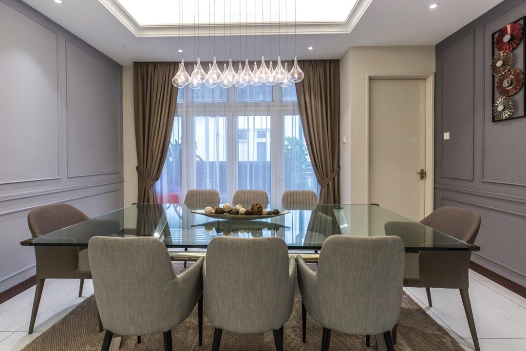 Bungalow, Setia Alam, Klaasmen Sdn. Bhd., Modern, Landed, Chair, Furniture, Dining Room, Indoors, Interior Design, Room, Conference Room, Meeting Room