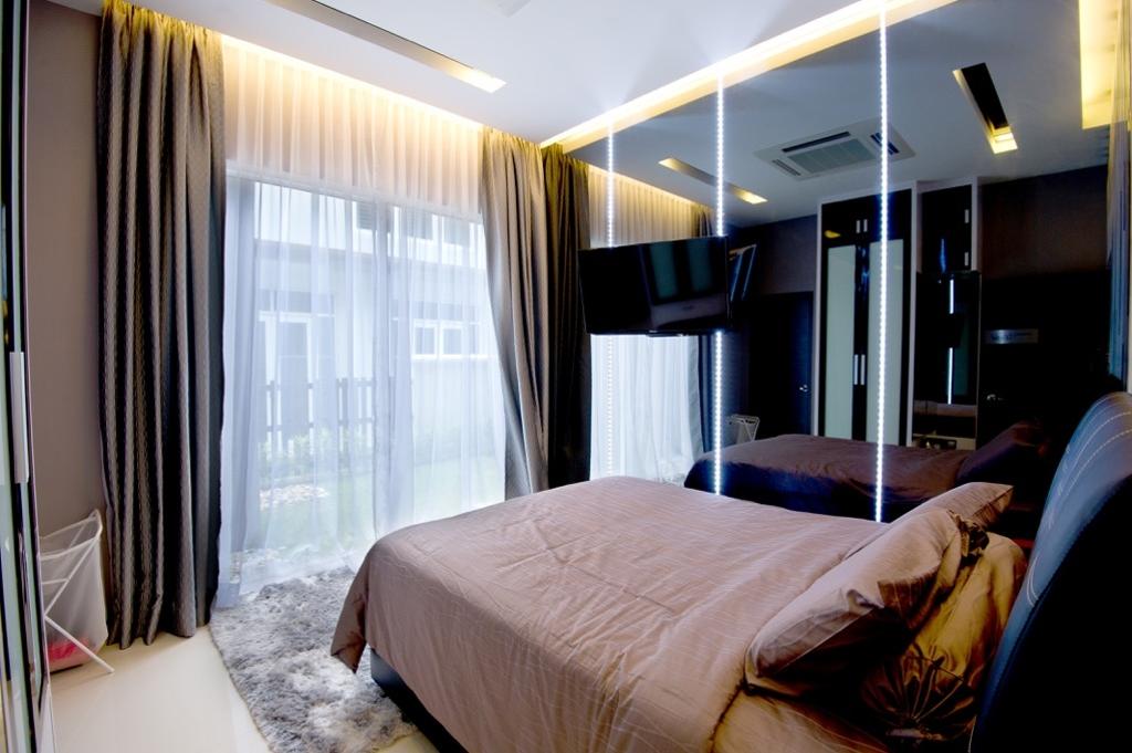 Modern, Landed, Bedroom, Setia Eco Park, Interior Designer, Klaasmen Sdn. Bhd., Contemporary, Indoors, Interior Design, Room
