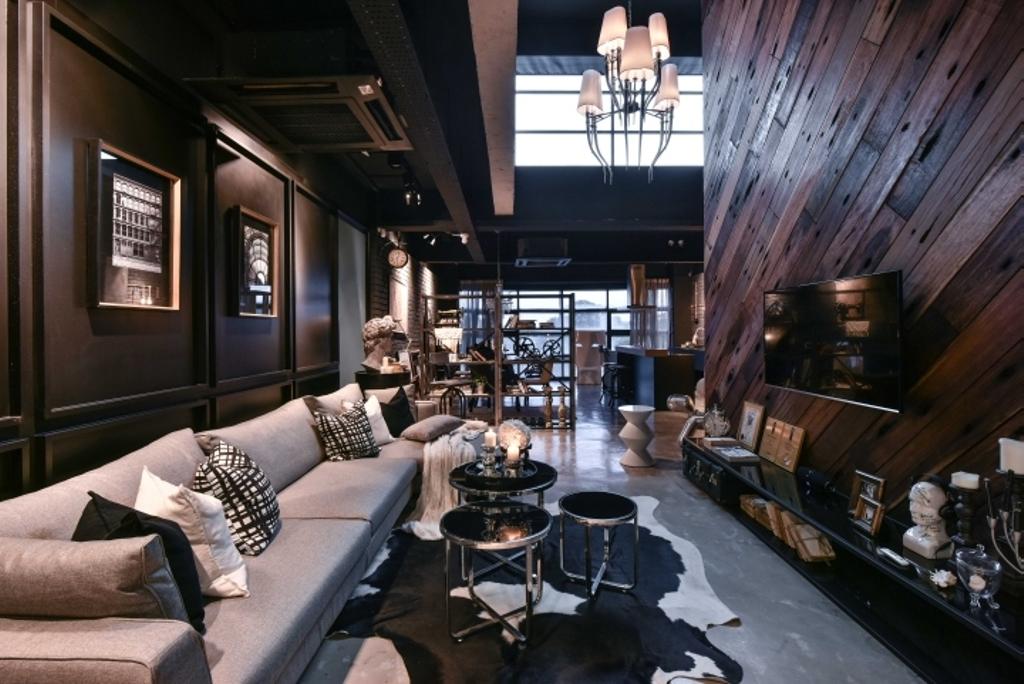 The Roof Lifestyle Concept Studio, Commercial, Interior Designer, The Roof Studio, Eclectic, Industrial, Appliance, Electrical Device, Oven, Couch, Furniture, Drum, Kettledrum, Leisure Activities, Music, Musical Instrument, Percussion, Bar Counter, Pub, Apartment, Building, Housing, Indoors, Loft