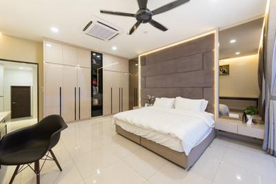 Setia Damai, Setia Alam, Selangor, A Moxie Associates Sdn Bhd, Bedroom, Landed, Chair, Furniture, Closet, Wardrobe