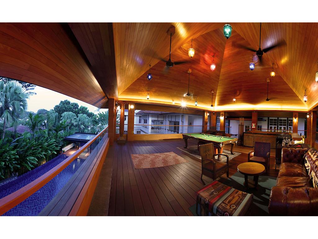 Modern, Landed, Bukit Sedap, Architect, TENarchitects, Roof, Rooftop, Couch, Furniture, Chair, Indoors, Interior Design