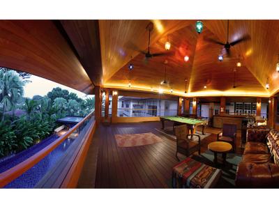 Bukit Sedap, TENarchitects, Modern, Landed, Roof, Rooftop, Couch, Furniture, Chair, Indoors, Interior Design