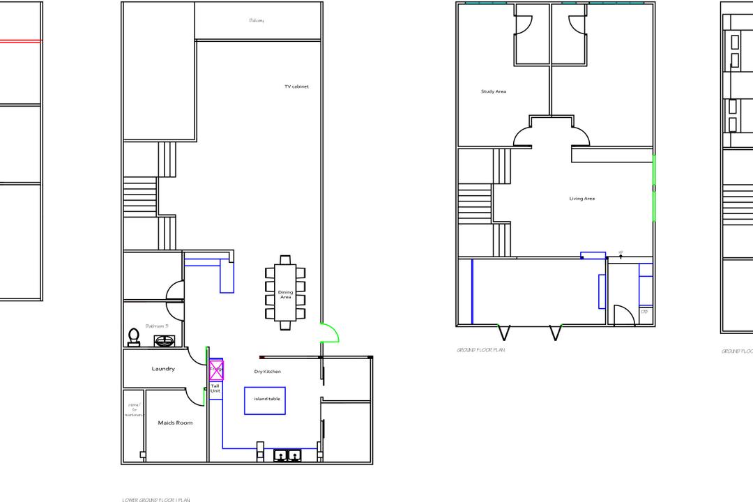 Rafflesia, Spazio Design Sdn Bhd, Contemporary, Landed, Floor Plan, Diagram, Plan