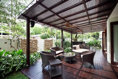 Woodgrove View, Yonder, Traditional, Garden, Landed, Shelter, Sofa Chairs, Wood Floor, Chair, Furniture, Backyard, Outdoors, Yard