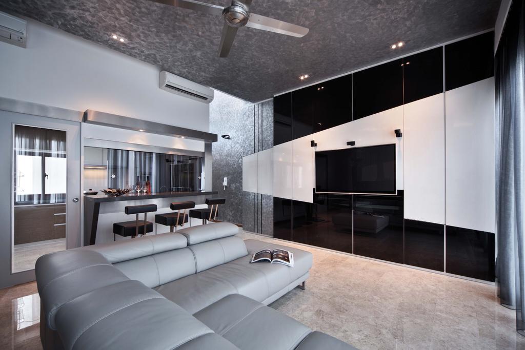 Traditional, Condo, Living Room, Park Natura, Interior Designer, Yonder, Contemporary, Sofa, Modern, Marble, Tv, Tv Feature Wall, Bar Table, Bar Chairs, Mini Ceiling Fan, Downlight, Feature Wall, Couch, Furniture, Indoors, Room
