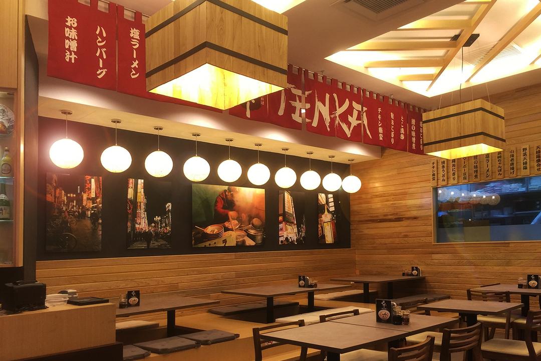 Tenka @ IOI City Mall, Mega Fusion Design Studio, Traditional, Commercial, Food, Food Court, Restaurant, Bench, Dining Table, Furniture, Table