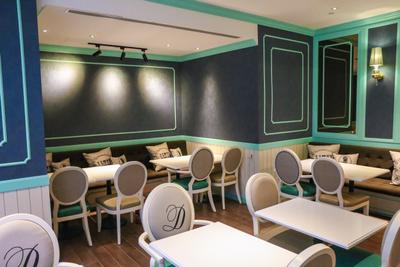Dazzling Cafe, The Design Practice, Commercial, Chair, Furniture, Conference Room, Indoors, Meeting Room, Room, Classroom