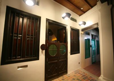 26 Emerald Hill Road, 7 Interior Architecture, Contemporary, Landed, Shophouse, Wood Door, Wood Window, Window Grill, Entrance, Elevator