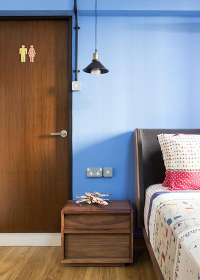 Bishan Street 23, Fuse Concept, Industrial, Bedroom, HDB, Cushion, Home Decor