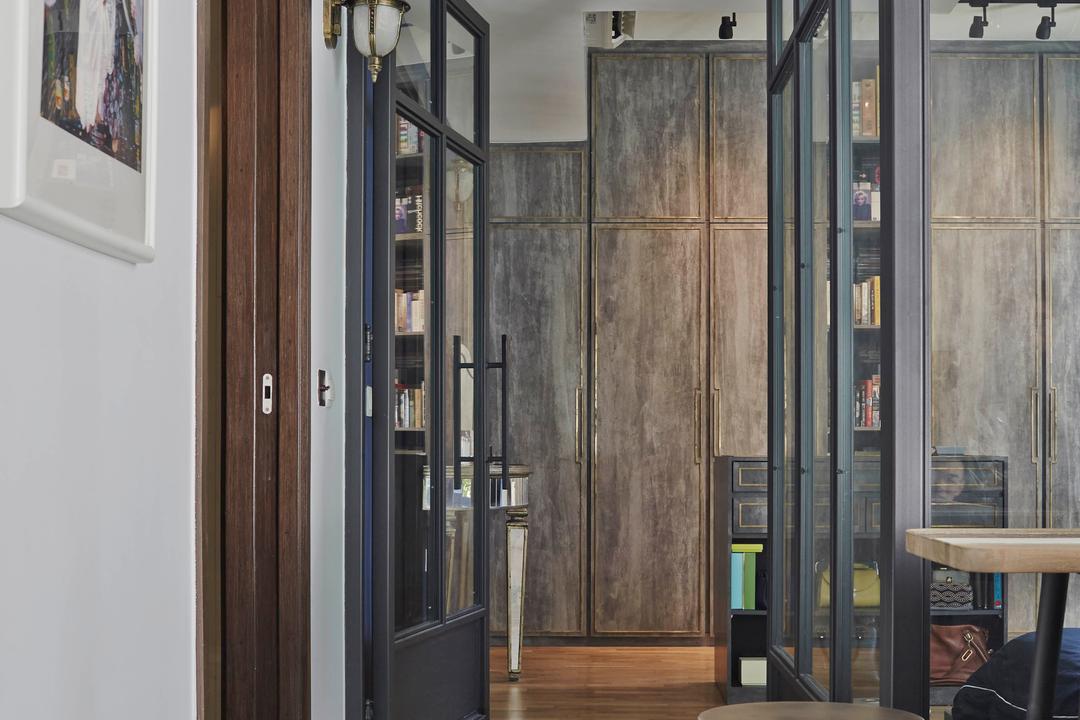 The Inflora, Fuse Concept, Eclectic, Condo, Door, Folding Door