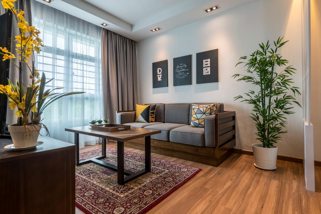 Yishun Street 51, Fifth Avenue Interior, Contemporary, Living Room, HDB, House Plant, Potted Plants, Flora, Jar, Plant, Potted Plant, Pottery, Vase, Dining Room, Indoors, Interior Design, Room