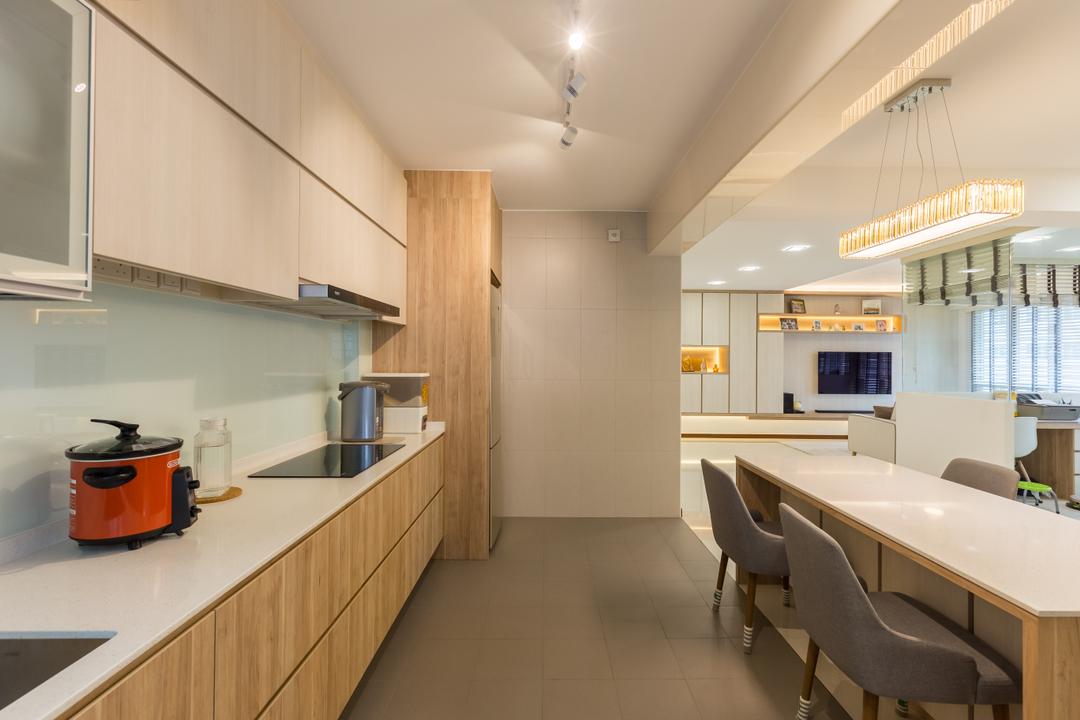 Sumang Lane, D5 Studio Image, Modern, Kitchen, HDB, Cooker