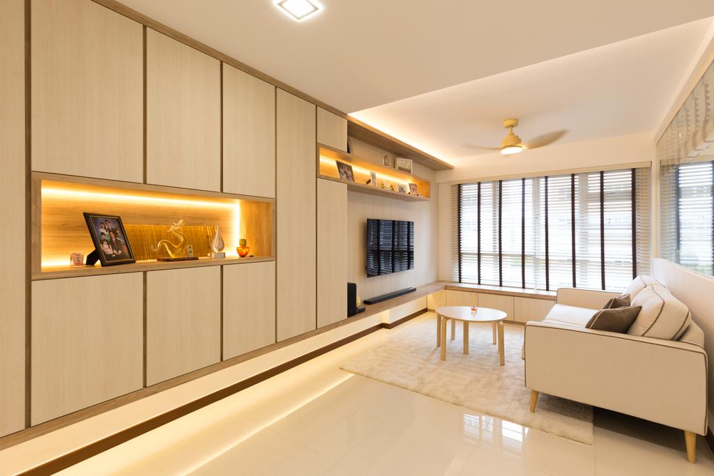 Modern, HDB, Living Room, Sumang Lane, Interior Designer, D5 Studio Image, Indoors, Interior Design