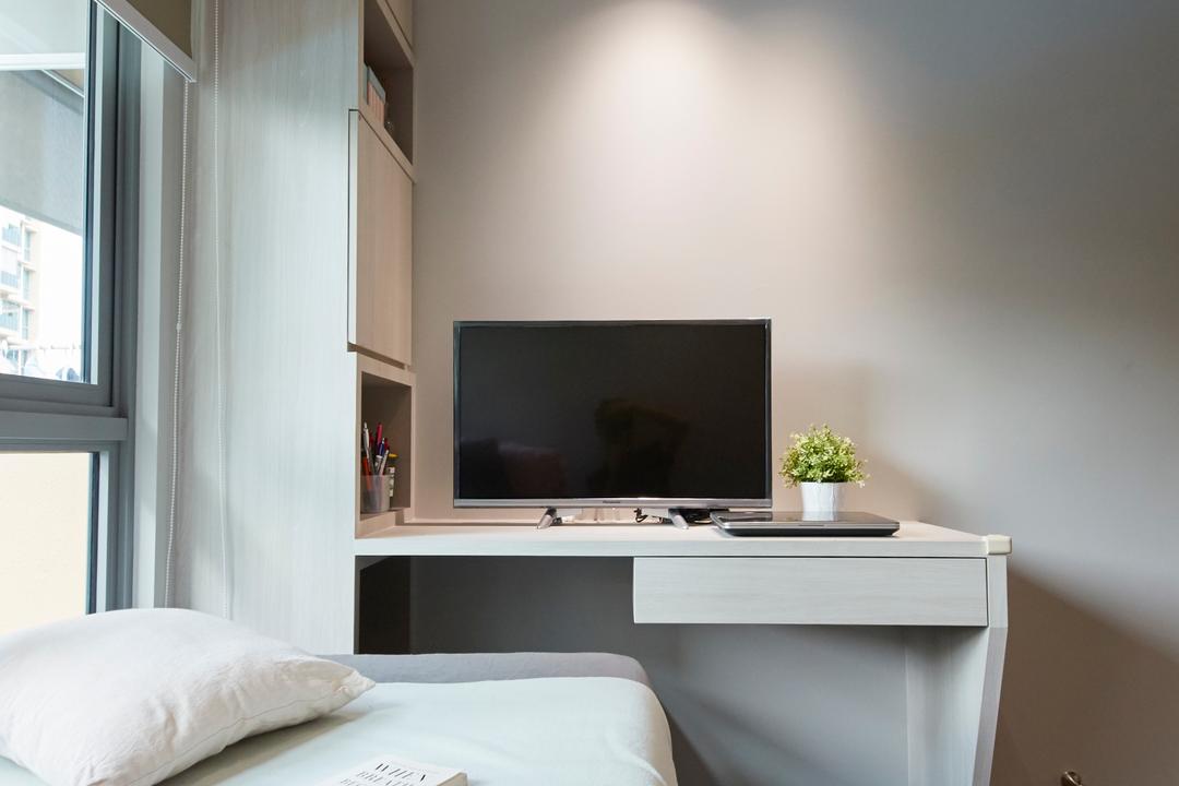 The Glades, Carpenters 匠, Modern, Bedroom, Condo, Electronics, Lcd Screen, Monitor, Screen