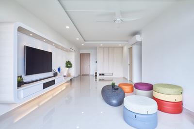 Pasir Ris Street 21, Mesh Room Design, Modern, Living Room, HDB, Indoors, Interior Design, Tape