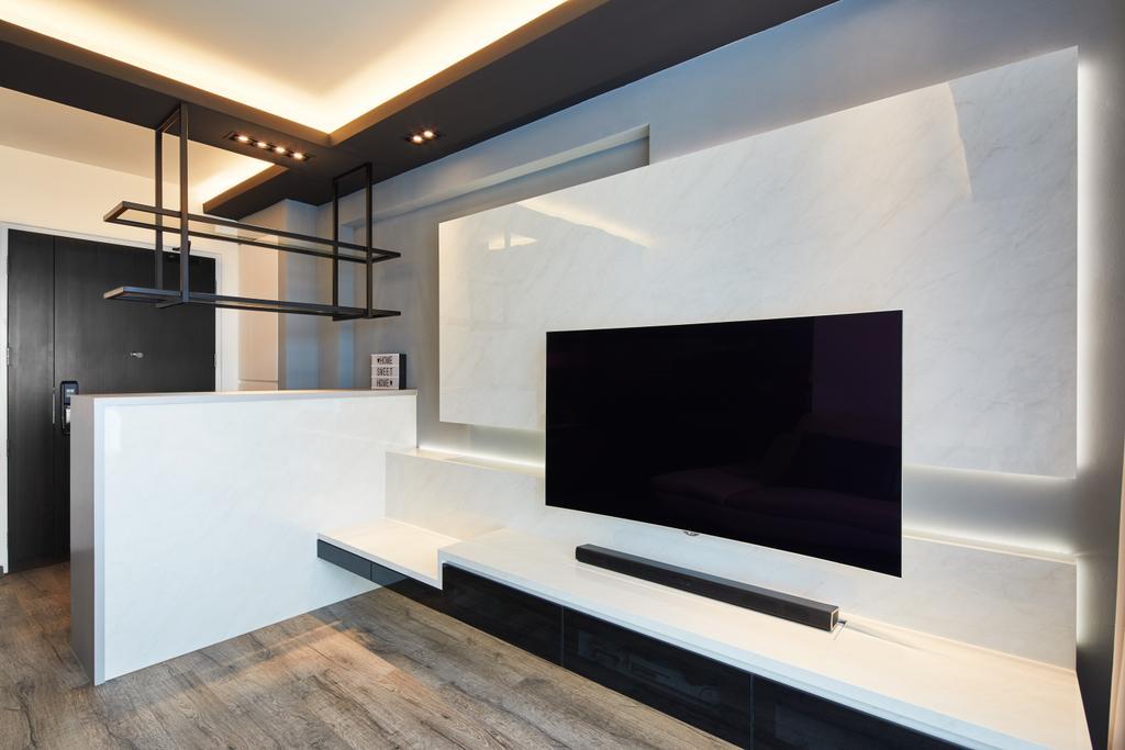 Contemporary, HDB, Living Room, Toa Payoh, Interior Designer, The Local INN.terior 新家室