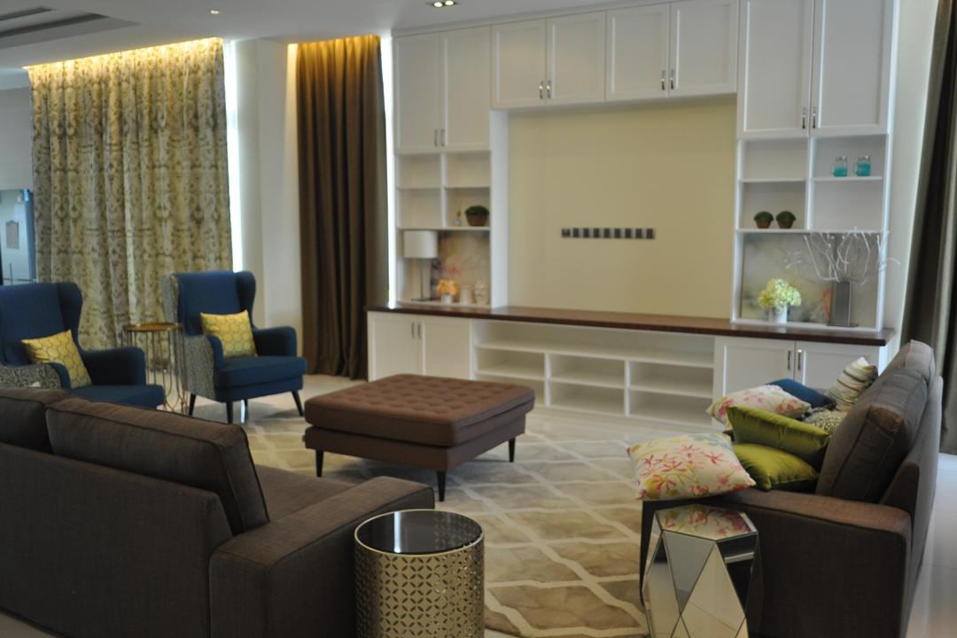Kinrara Residence, Selangor, Trivia Group Sdn. Bhd., Minimalist, Landed, Couch, Furniture, Indoors, Interior Design