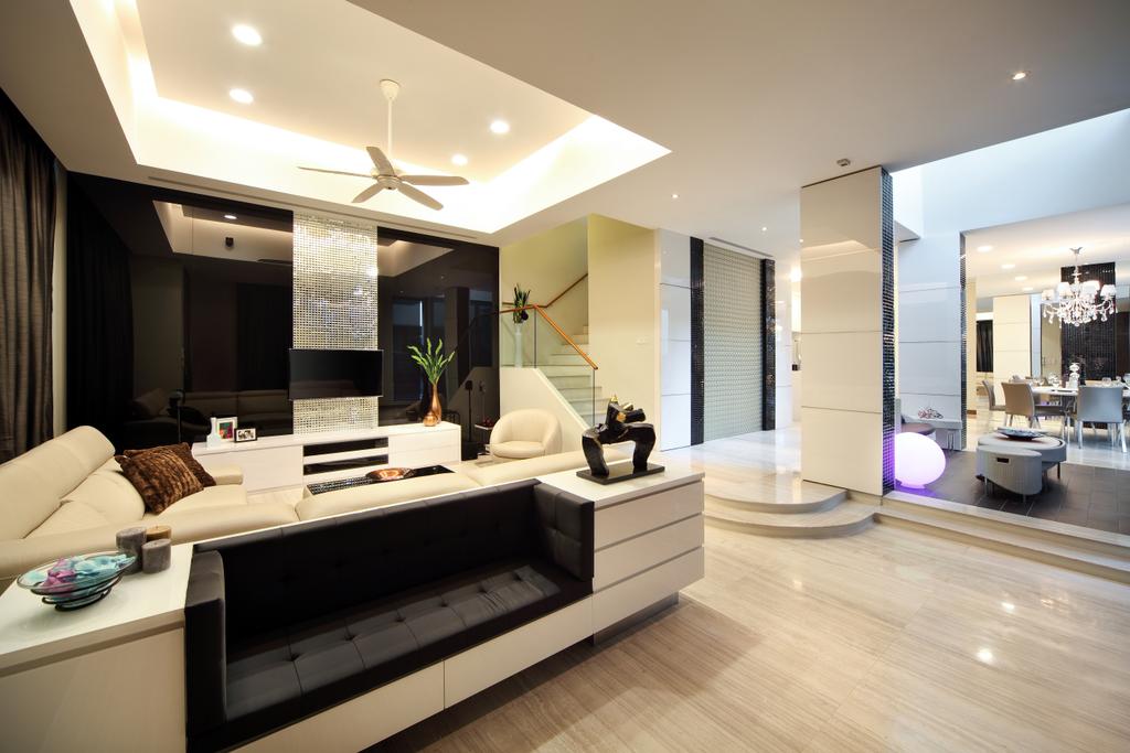Modern, Landed, Living Room, Mackerrow Road, Interior Designer, The Interior Place