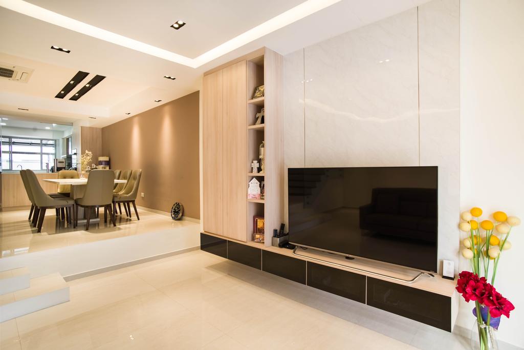 Modern, Landed, Living Room, Chuan View, Interior Designer, Urban Habitat Design