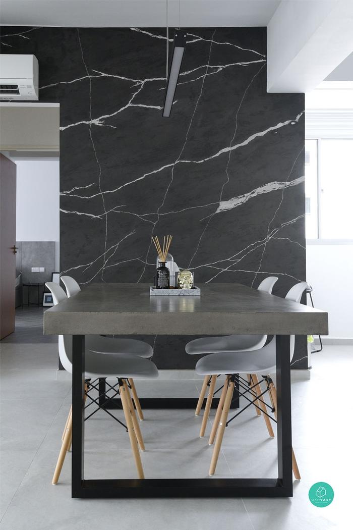 Monochrome-Home-Marble-Feature-Wall