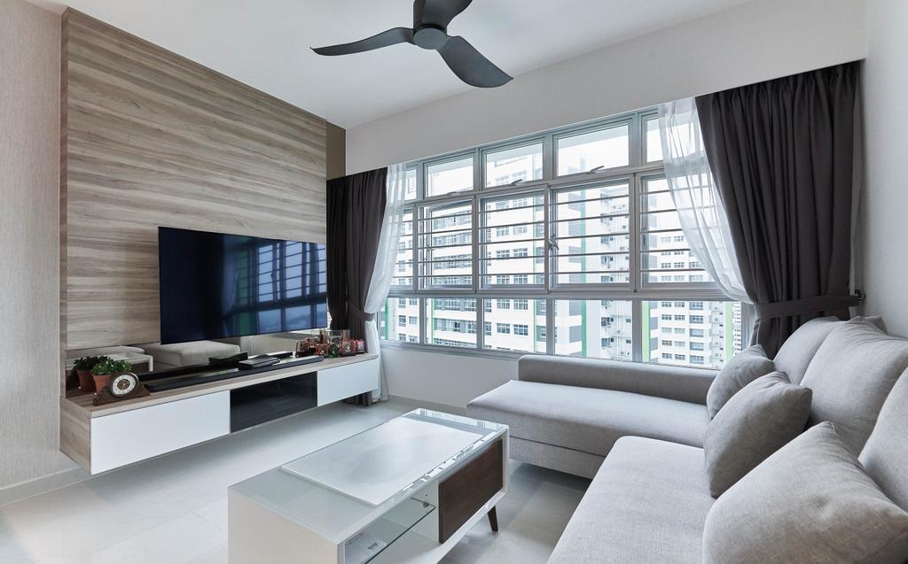 Modern, HDB, Living Room, Yung Kuang Road, Interior Designer, EA Interior Design