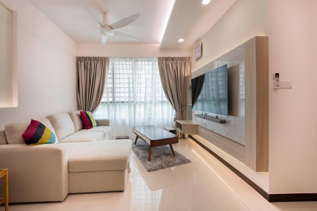 Modern, HDB, Living Room, Telok Blangah Heights, Interior Designer, Starry Homestead