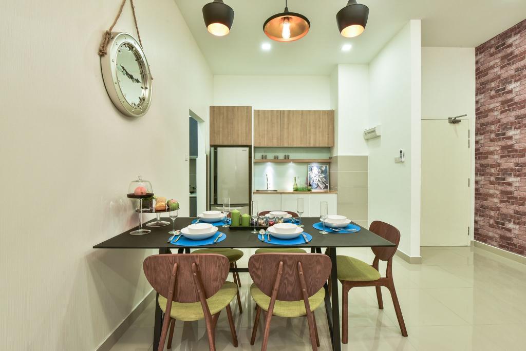 Modern, Condo, Dining Room, Ceria Residence (Type A), Interior Designer, Nice Style Refurbishment