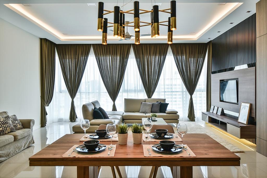 Contemporary, Condo, Dining Room, Damansara Utama, Interior Designer, IQI Concept Interior Design & Renovation