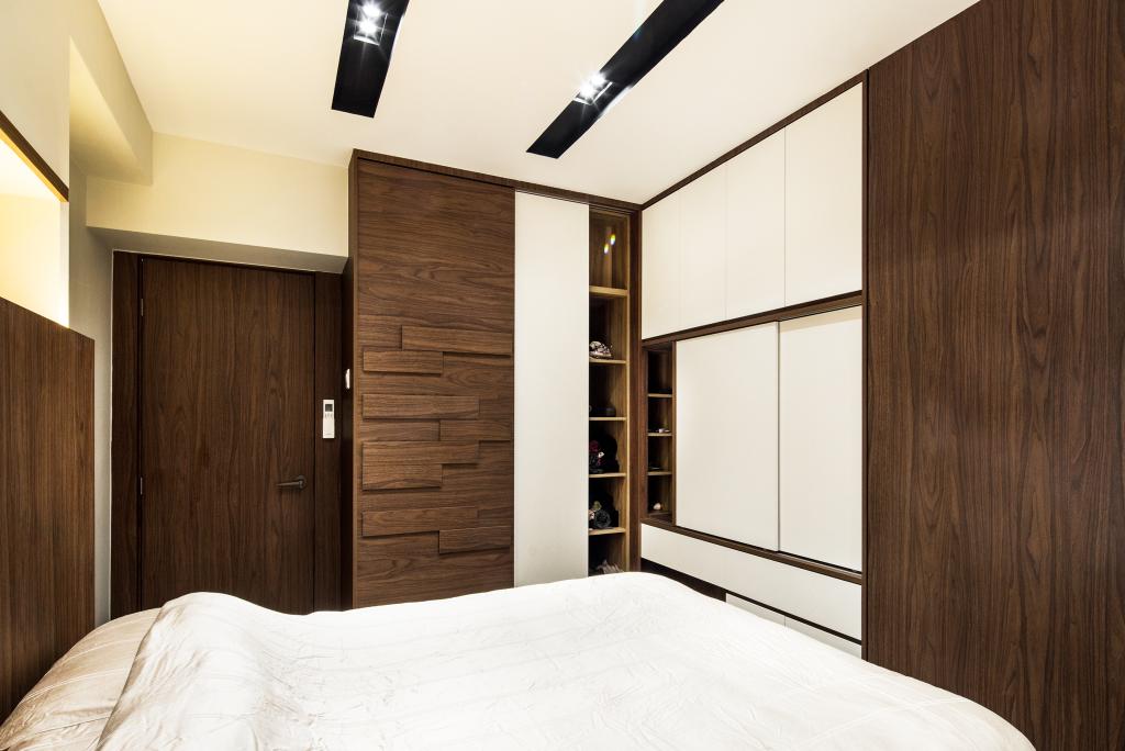 Contemporary, HDB, Bedroom, Woodlands Drive, Interior Designer, Hygge Design