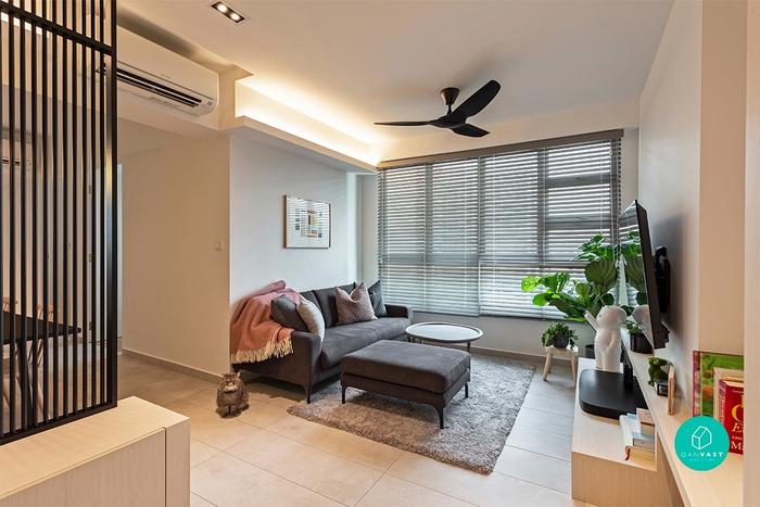 Toa Payoh HDB designed by Habit - Living Room