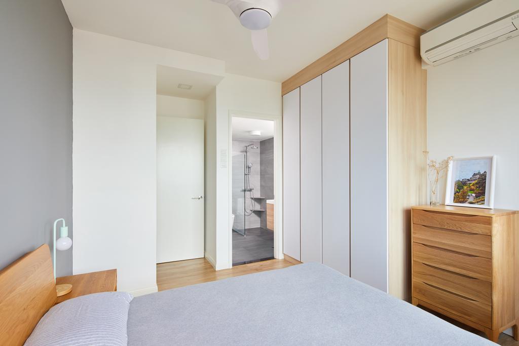 Scandinavian, Condo, Bedroom, Queenstown, Interior Designer, Design 4 Space