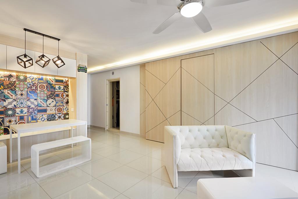 HDB, Living Room, Ang Mo Kio Street 52, Interior Designer, Design 4 Space