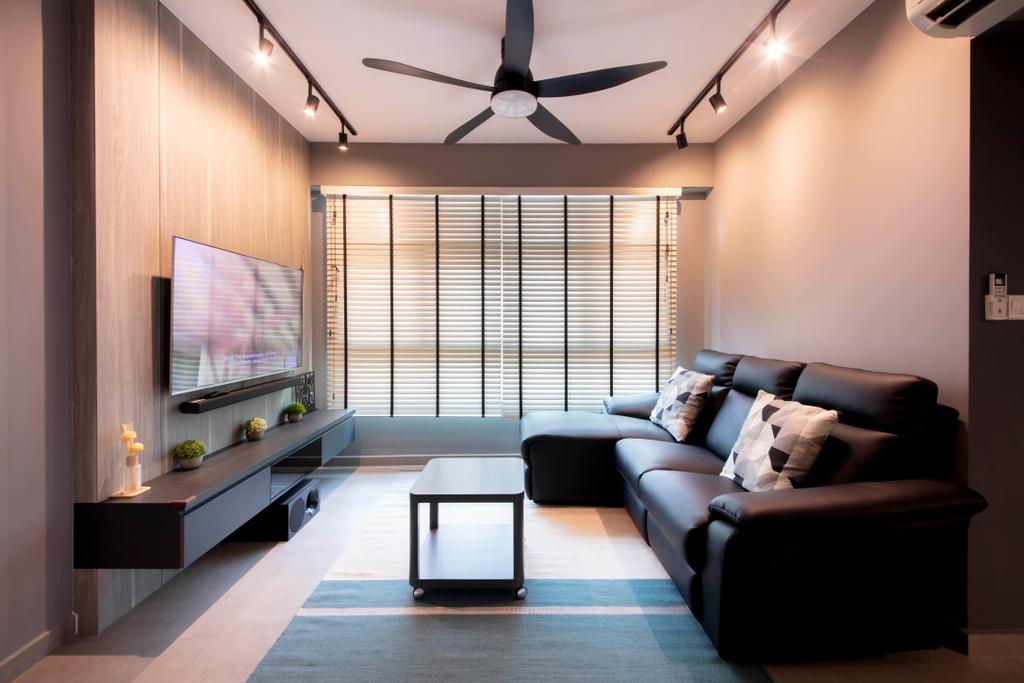 Modern, HDB, Tampines Street 45, Interior Designer, Posh Living Interior Design, Contemporary