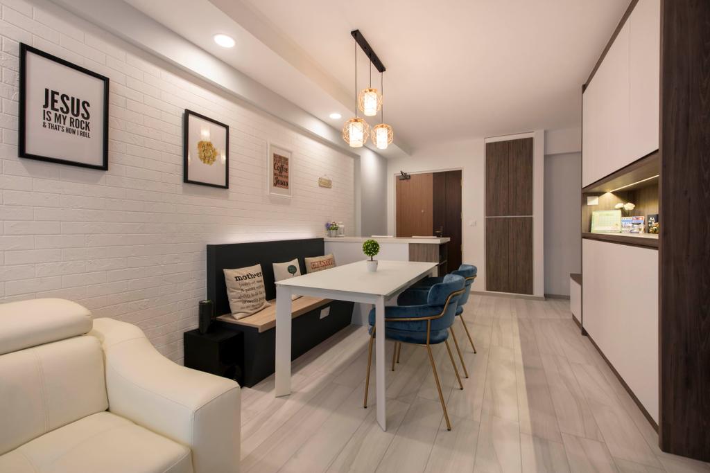 Contemporary, HDB, Dining Room, Bukit Batok Avenue 6, Interior Designer, Starry Homestead
