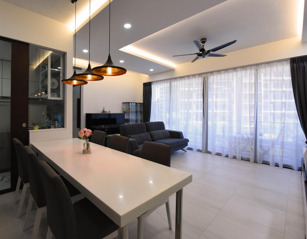 Contemporary, HDB, Dining Room, Pasir Ris, Interior Designer, Starry Homestead