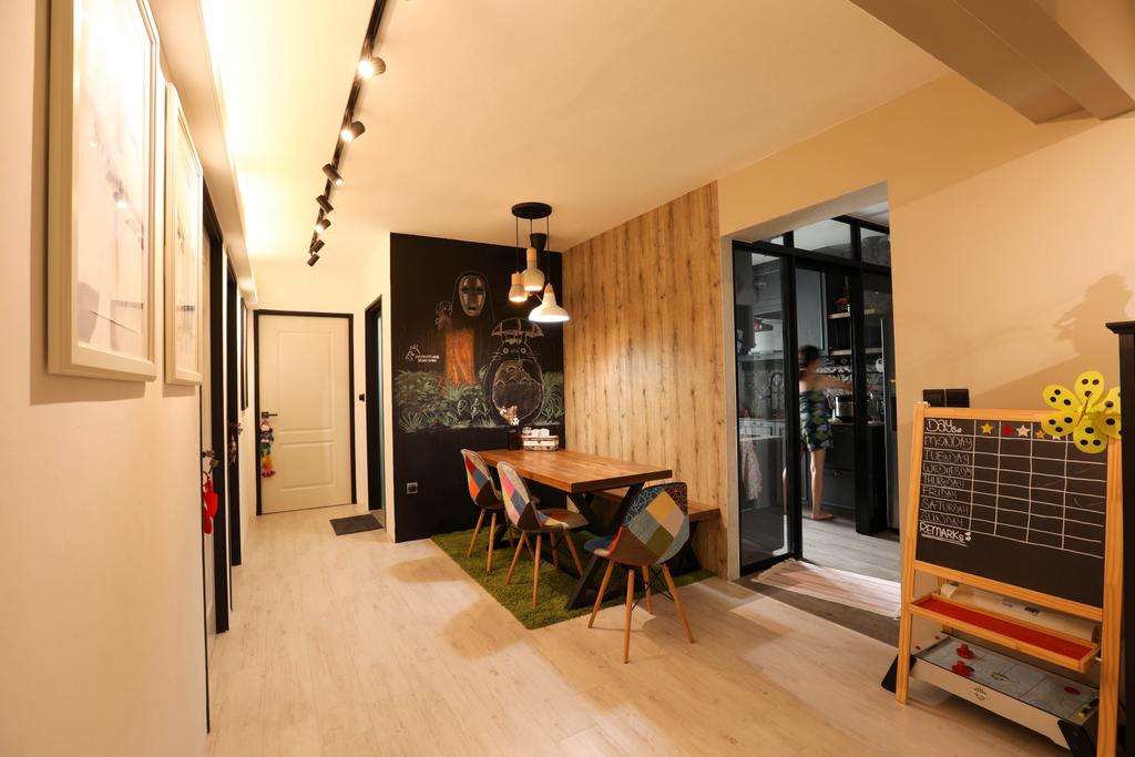 HDB, Dining Room, Boon Lay, Interior Designer, Apartment