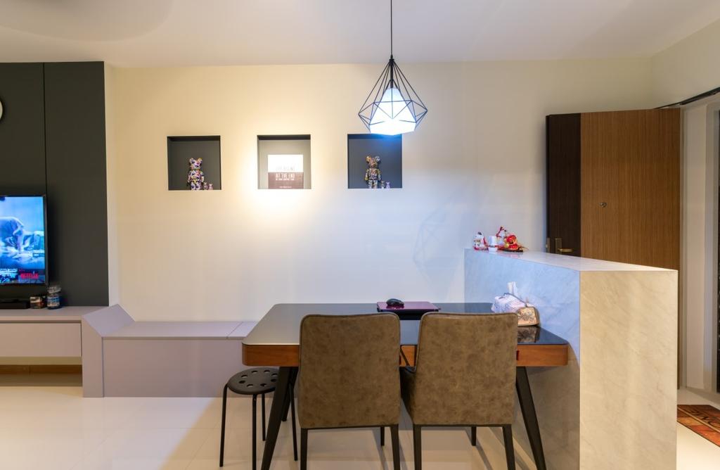 Modern, HDB, Dining Room, Bukit Batok West Avenue 6, Interior Designer, Yang's Inspiration Design