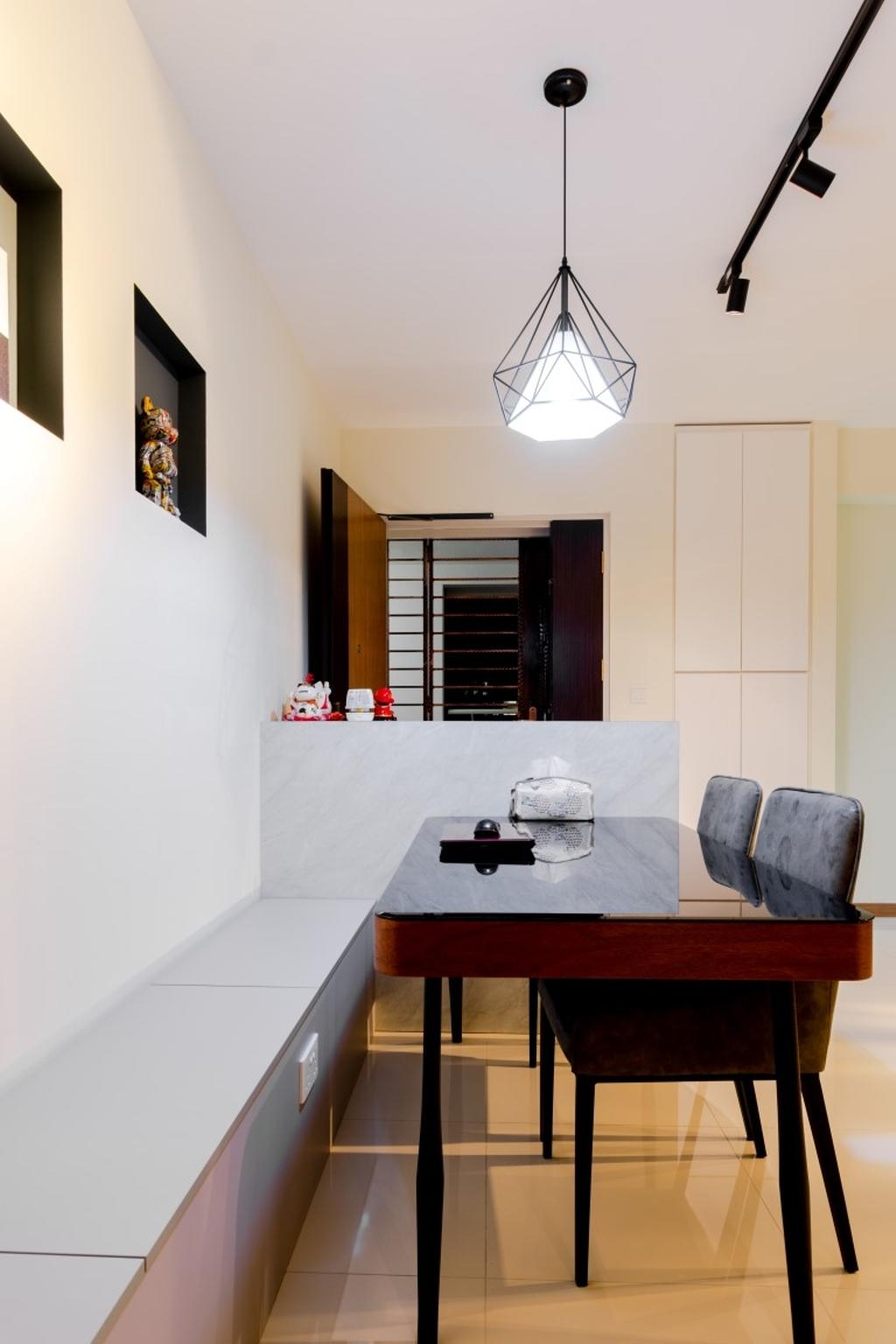 Modern, HDB, Dining Room, Bukit Batok West Avenue 6, Interior Designer, Yang's Inspiration Design