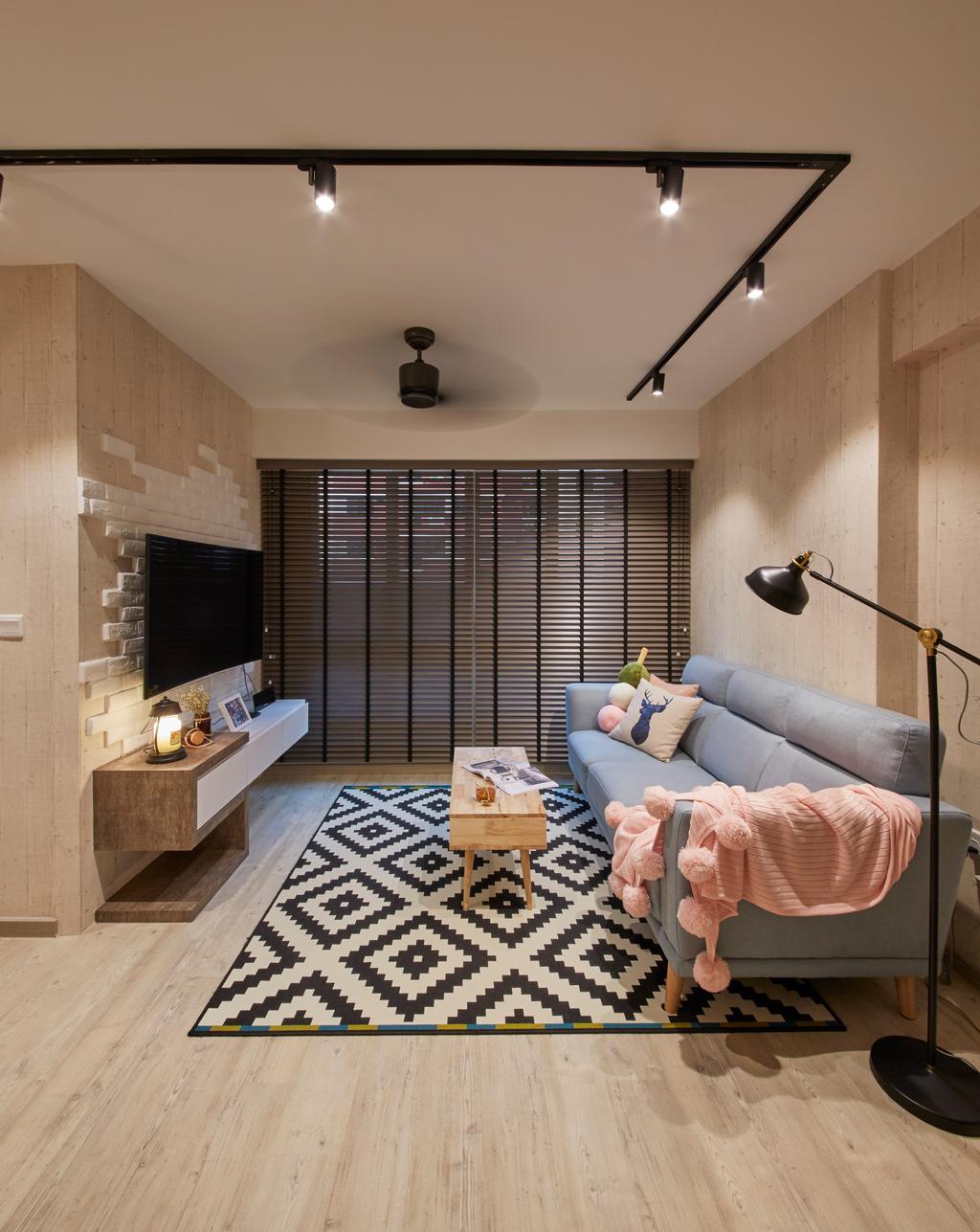 Scandinavian, HDB, Living Room, Bukit Batok West Avenue 6, Interior Designer, i-Chapter