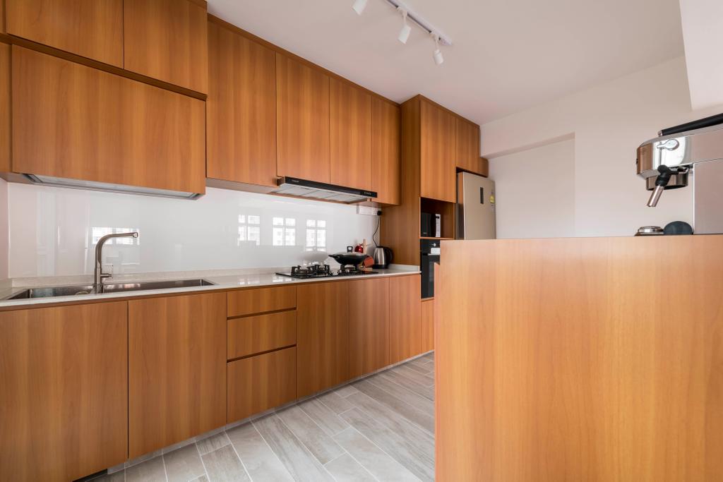 Contemporary, HDB, Kitchen, Canberra Crescent, Interior Designer, Style Living Interior