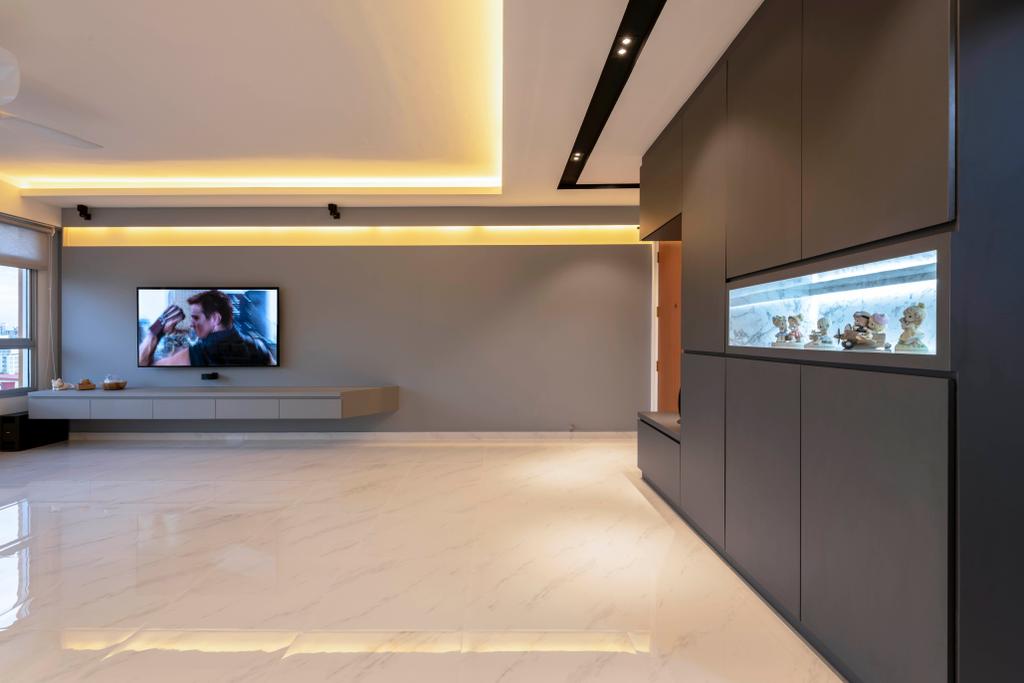 Contemporary, HDB, Living Room, Bukit Batok West Avenue 8, Interior Designer, Fifth Avenue Interior