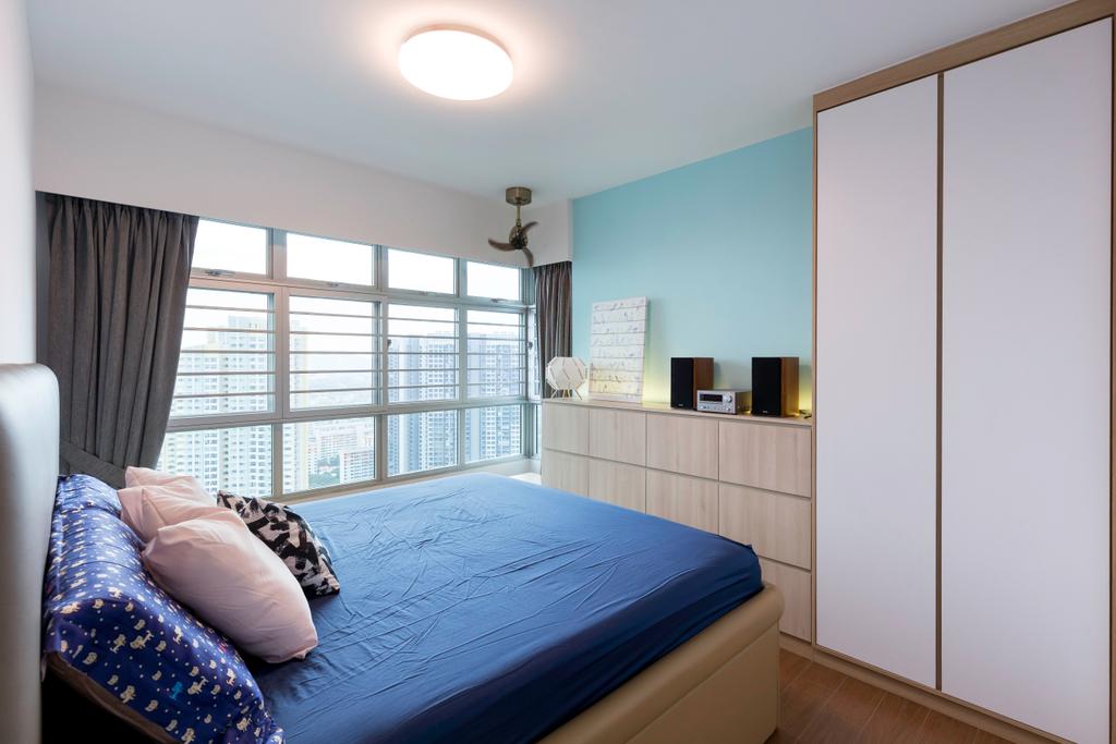 Contemporary, HDB, Bedroom, Clementi Avenue 3, Interior Designer, The Roomakers