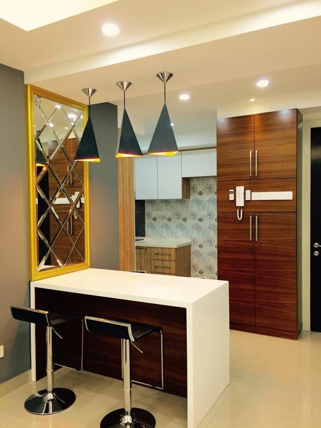 Modern, Apartment, Saville - Taman Melawati, Interior Designer, Aidea by Azamhadi, Contemporary