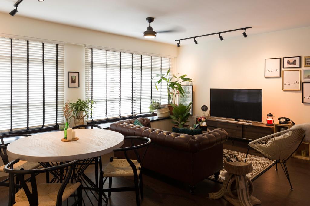 Contemporary, HDB, Living Room, Keat Hong Link, Interior Designer, Glamour Concept